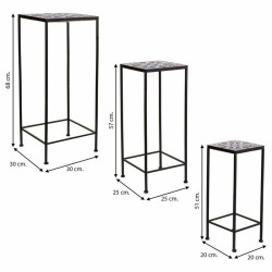 Soporte para Maceta Alexandra House Living Negro Hierro 30 x 68 x 30 c