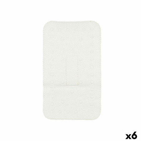 Alfombrilla Antideslizante para Ducha Blanco PVC 69,3 x 40 x 1 cm (6 U