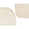 Alfombrilla Antideslizante para Ducha Beige PVC 53 x 52,5 x 1 cm (6 Un