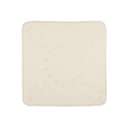 Alfombrilla Antideslizante para Ducha Beige PVC 53 x 52,5 x 1 cm (6 Un