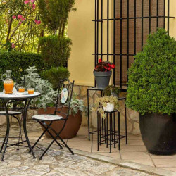 Soporte para Maceta Alexandra House Living Negro Hierro 30 x 68 x 30 c