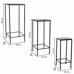 Soporte para Maceta Alexandra House Living Negro Hierro 30 x 68 x 30 c