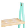 Estantería de Baño Natural Menta Bambú Madera de pino 40,3 x 81,5 x