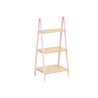 Estantería de Baño Rosa Natural Bambú Madera de pino 40,3 x 81,5 x