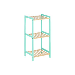 Estantería de Baño 35 x 30 x 70 cm Natural Menta Bambú Madera de pi
