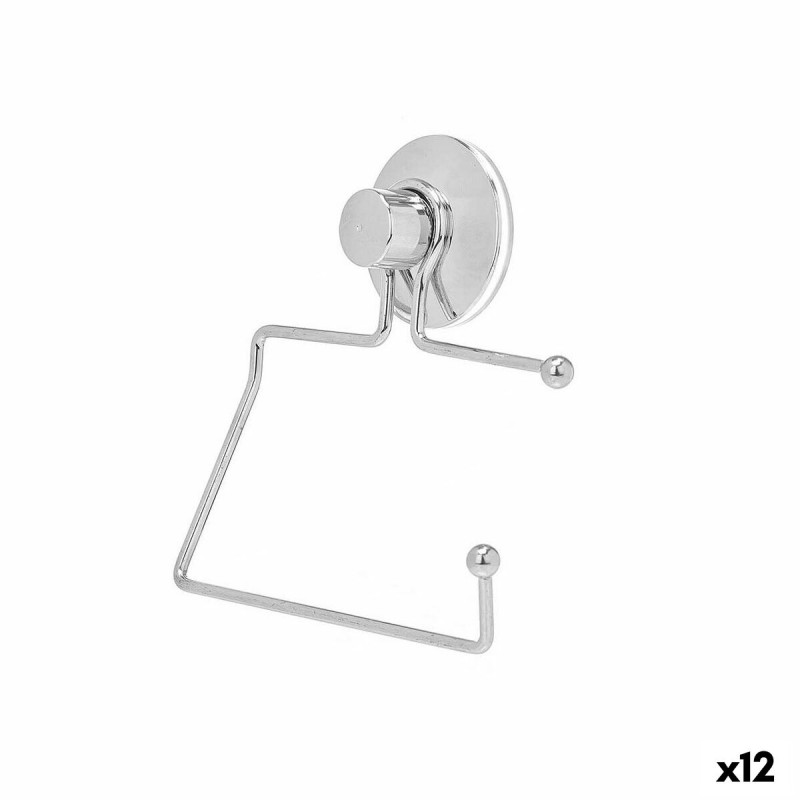 Portarrollos de Papel Higiénico Acero ABS 12 x 14 x 3,5 cm (12 Unidad Portarrollos de Papel Higiénico Acero ABS 12 x 14 x 3,5 cm (12 Unidad
