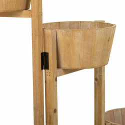 Soporte para Maceta Alexandra House Living Marrón Madera de Paulonia