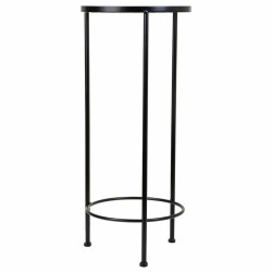 Soporte para Maceta Alexandra House Living Negro Hierro Azulejo 30 x 6