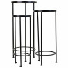 Soporte para Maceta Alexandra House Living Negro Hierro Azulejo 30 x 6