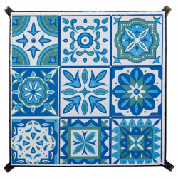 Soporte para Maceta Alexandra House Living Negro Hierro Azulejo 33 x 3