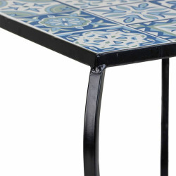 Soporte para Maceta Alexandra House Living Negro Hierro Azulejo 33 x 3