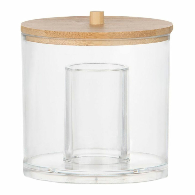 Bote de Cristal Andrea House ba72111 Acrílico ø 9 x 9 cm Bote de Cristal Andrea House ba72111 Acrílico ø 9 x 9 cm