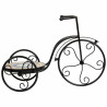 Soporte para Maceta Alexandra House Living Negro Hierro Azulejo Bicicl