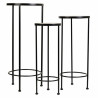Soporte para Maceta Alexandra House Living Negro Hierro Azulejo 30 x 6