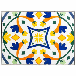 Soporte para Maceta Alexandra House Living Negro Hierro Azulejo 37 x 5