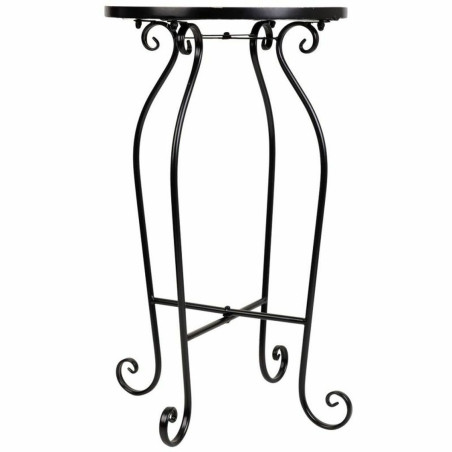 Soporte para Maceta Alexandra House Living Negro Hierro Azulejo 35 x 6