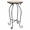 Soporte para Maceta Alexandra House Living Negro Hierro Azulejo 35 x 6