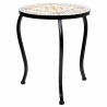 Soporte para Maceta Alexandra House Living Negro Hierro Azulejo 33 x 3