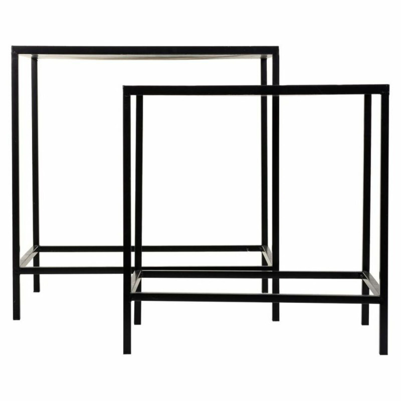 Soporte para Maceta Alexandra House Living Negro Hierro Azulejo 37 x 5 Soporte para Maceta Alexandra House Living Negro Hierro Azulejo 37 x 5
