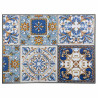 Soporte para Maceta Alexandra House Living Negro Hierro Azulejo 37 x 5