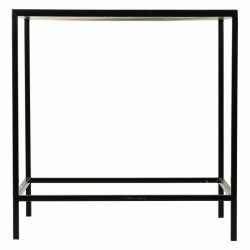 Soporte para Maceta Alexandra House Living Negro Hierro Azulejo 37 x 5