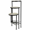 Soporte para Maceta Alexandra House Living Negro Hierro Azulejo 30 x 6