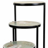 Soporte para Maceta Alexandra House Living Negro Hierro Azulejo 30 x 6