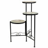 Soporte para Maceta Alexandra House Living Negro Hierro Azulejo 30 x 6