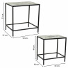 Soporte para Maceta Alexandra House Living Negro Hierro Azulejo 37 x 5