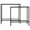 Soporte para Maceta Alexandra House Living Negro Hierro Azulejo 37 x 5