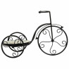 Soporte para Maceta Alexandra House Living Negro Hierro Azulejo Bicicl