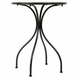 Conjunto de Mesa con 2 Sillas Alexandra House Living Negro 60 x 75 x 6