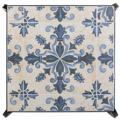 Soporte para Maceta Alexandra House Living Negro Hierro Azulejo 33 x 3