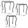 Soporte para Maceta Alexandra House Living Negro Hierro Azulejo 33 x 3