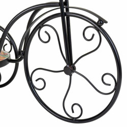 Soporte para Maceta Alexandra House Living Negro Hierro Azulejo Bicicl