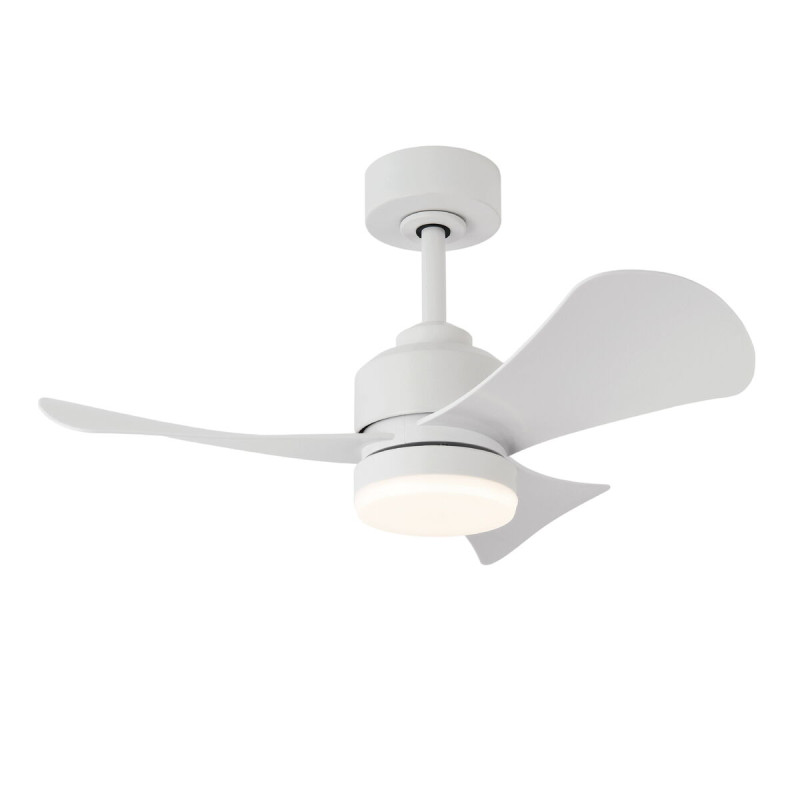 Ventilador de Techo con Luz Romimex Blanco Ventilador de Techo con Luz Romimex Blanco