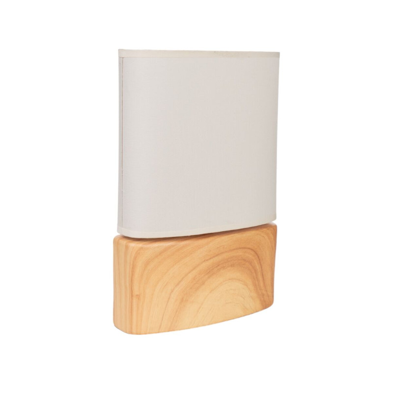 Lámpara de mesa Romimex Beige Cerámica 21 x 31 x 8 cm Lámpara de mesa Romimex Beige Cerámica 21 x 31 x 8 cm