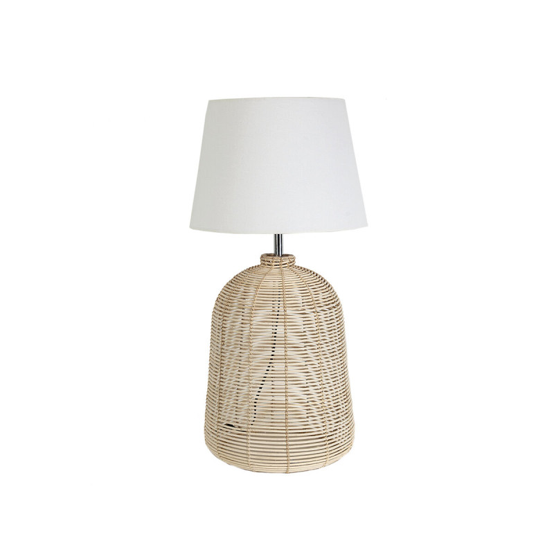 Lámpara de mesa Romimex Beige Mimbre 38 x 76 x 38 cm Lámpara de mesa Romimex Beige Mimbre 38 x 76 x 38 cm