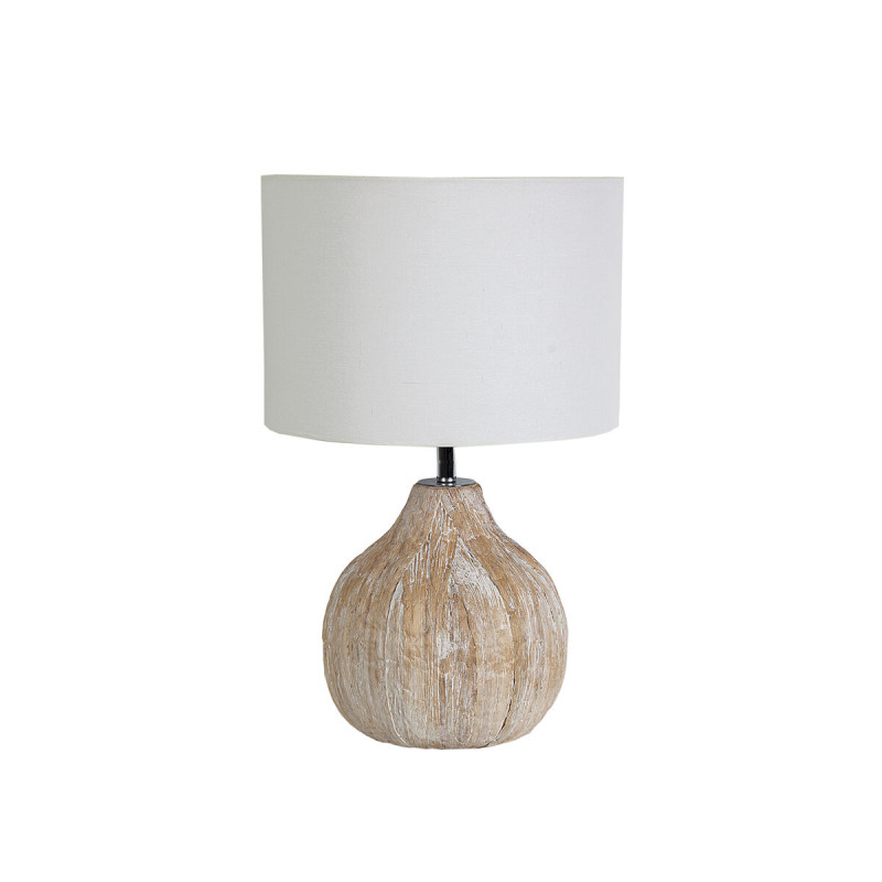 Lámpara de mesa Romimex Beige Bambú Fibra 36 x 60 x 36 cm Lámpara de mesa Romimex Beige Bambú Fibra 36 x 60 x 36 cm