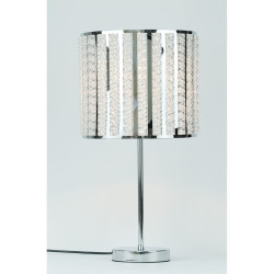 Lámpara de mesa Romimex Plateado Metal 26 x 49 x 26 cm