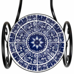 Soporte para Maceta Alexandra House Living Negro Hierro Azulejo Bicicl