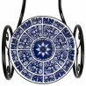 Soporte para Maceta Alexandra House Living Negro Hierro Azulejo Bicicl