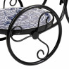 Soporte para Maceta Alexandra House Living Negro Hierro Azulejo Bicicl