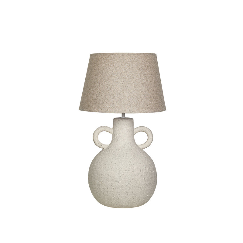 Lámpara de mesa Romimex Blanco Cerámica 40 x 57 x 40 cm Lámpara de mesa Romimex Blanco Cerámica 40 x 57 x 40 cm