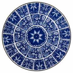 Soporte para Maceta Alexandra House Living Negro Hierro Azulejo 30 x 6