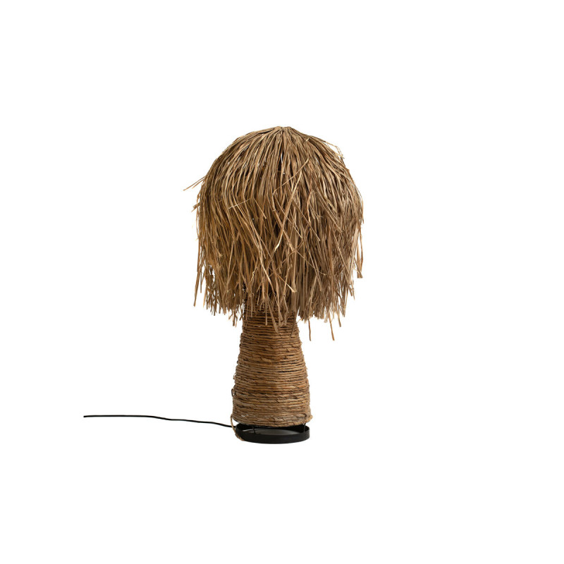 Lámpara de mesa Romimex Natural Fibra natural 40 x 80 x 40 cm Lámpara de mesa Romimex Natural Fibra natural 40 x 80 x 40 cm