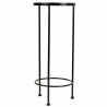 Soporte para Maceta Alexandra House Living Negro Hierro Azulejo 30 x 6