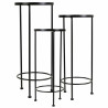 Soporte para Maceta Alexandra House Living Negro Hierro Azulejo 30 x 6