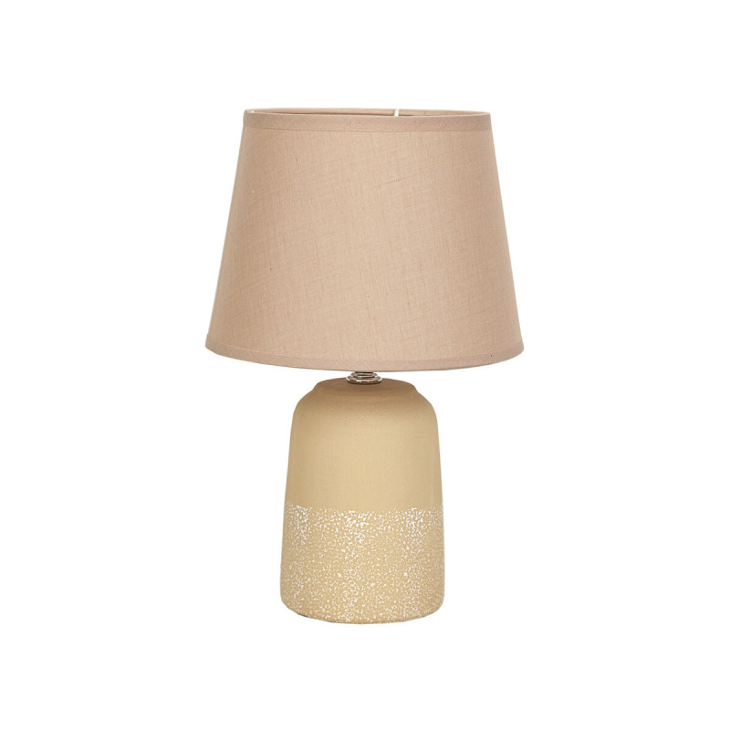 Lámpara de mesa Romimex Beige Cerámica 20 x 32 x 20 cm Lámpara de mesa Romimex Beige Cerámica 20 x 32 x 20 cm