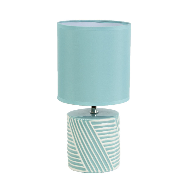 Lámpara de mesa Romimex Celeste Cerámica 12 x 31 x 12 cm Lámpara de mesa Romimex Celeste Cerámica 12 x 31 x 12 cm
